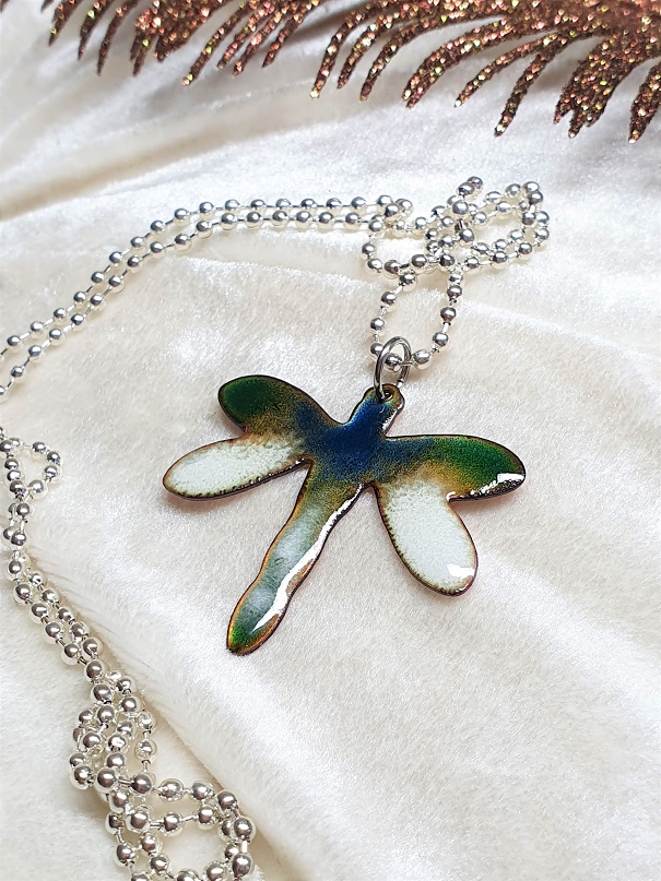 Jade hot sale dragonfly necklace